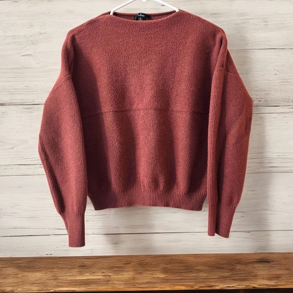 Lulu's Rust Fall Sweater - Picture 9 of 9